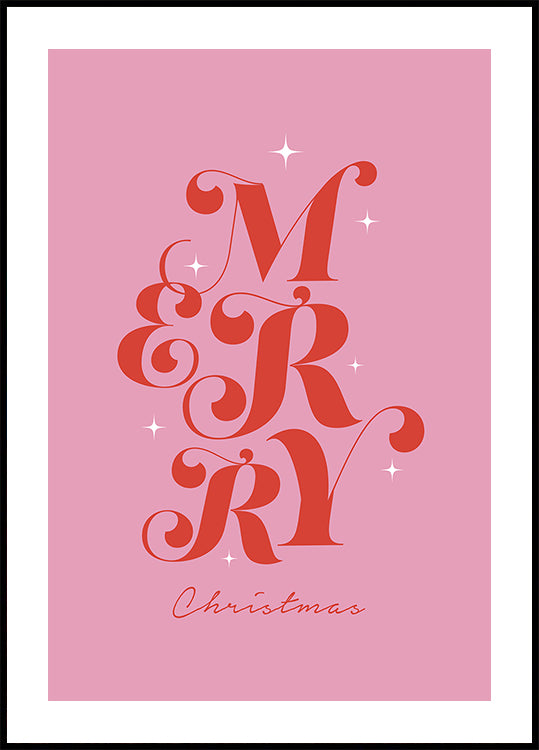 Frohe Weihnachten-Plakat