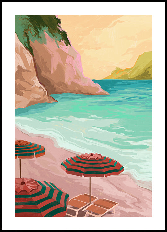 Tropisches Feiertagsplakat