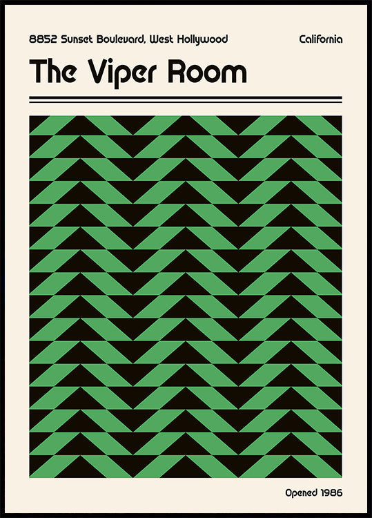 Viper-Raum-Retro-Poster