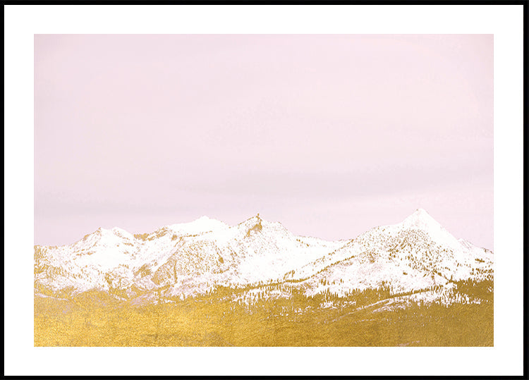 Gold-Berge-Poster