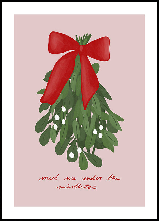 Kiss by Mistletoe Plakat