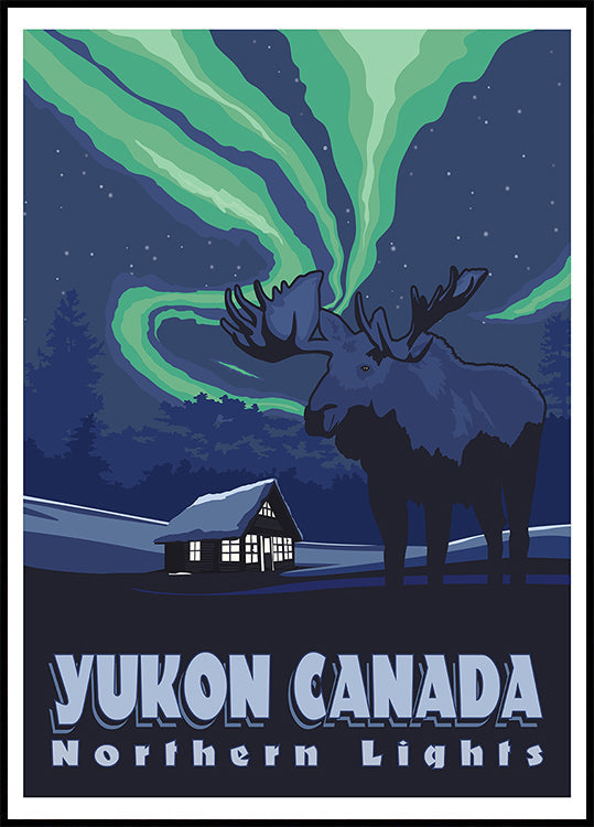 Yukon Kanada Reisedruck Poster