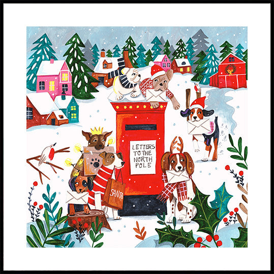 Weihnachtspost-Poster