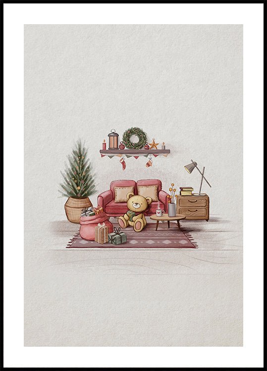 Gemütliches Zimmerposter