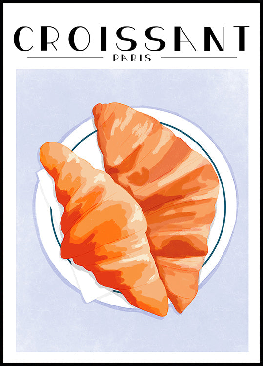 Croissant - Paris-Poster