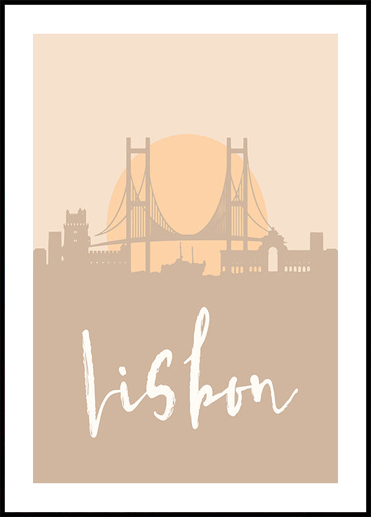 Skyline Earth Tone 2 39 Plakat