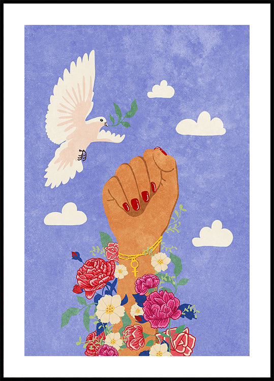 Feministisches Faustplakat