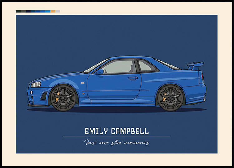 Sport Car Personal 5 Plakat - Posterbox