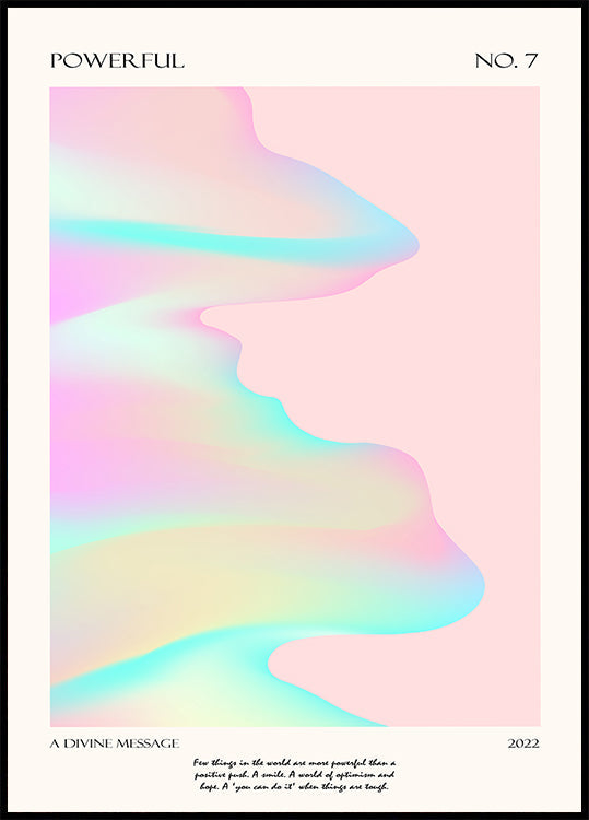 Kraftvolles Devine-Poster