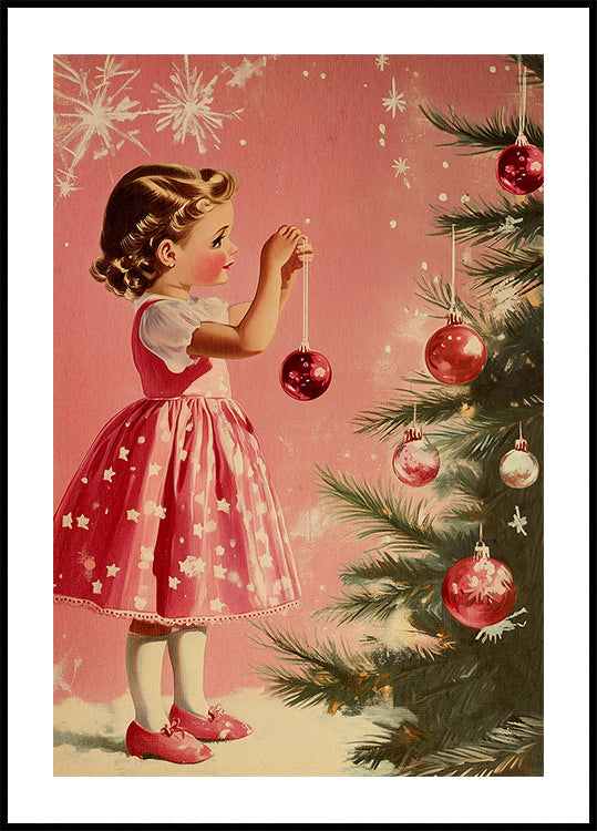 Mädchen mit Kugeln Poster