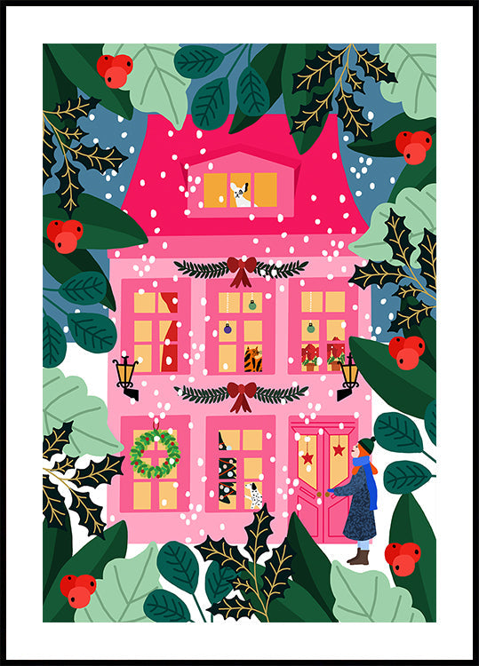 Weihnachtsdekor-Poster