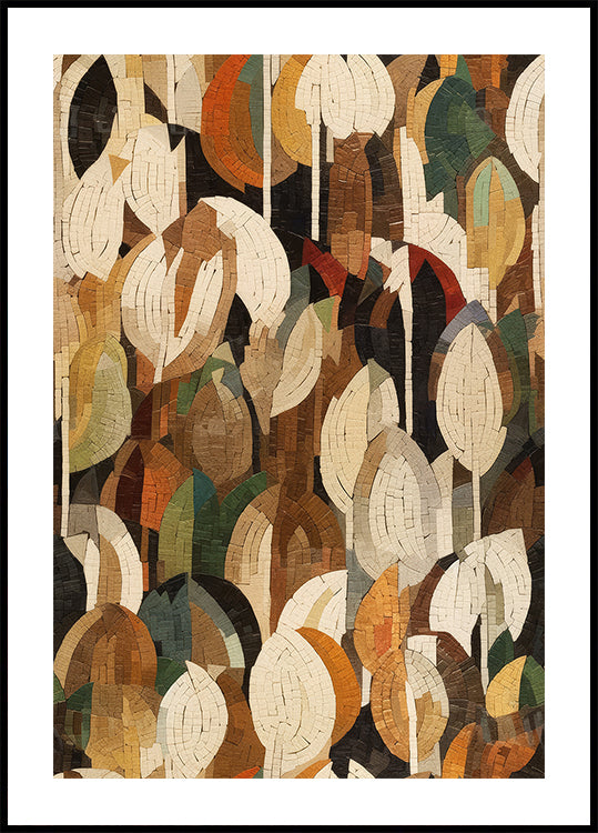 Poster „Mosaic Forest Vibrance“.