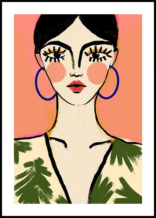 Poster mit mutiger Eleganz