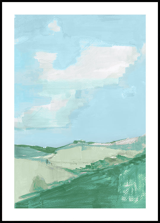 Poster „Big Sky Landscape Countryside Nr. 1“.