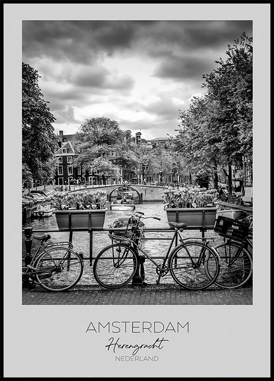 In focus: AMSTERDAM Herengracht Plakat