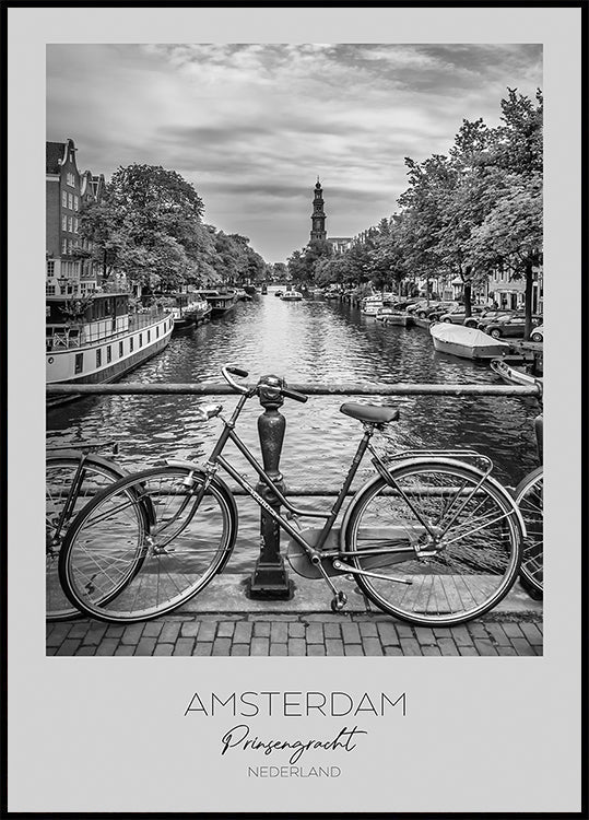 Im Fokus: AMSTERDAM Prinsengracht Poster