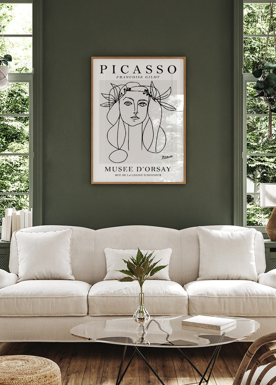 Francoise Gilot Picasso Poster 
