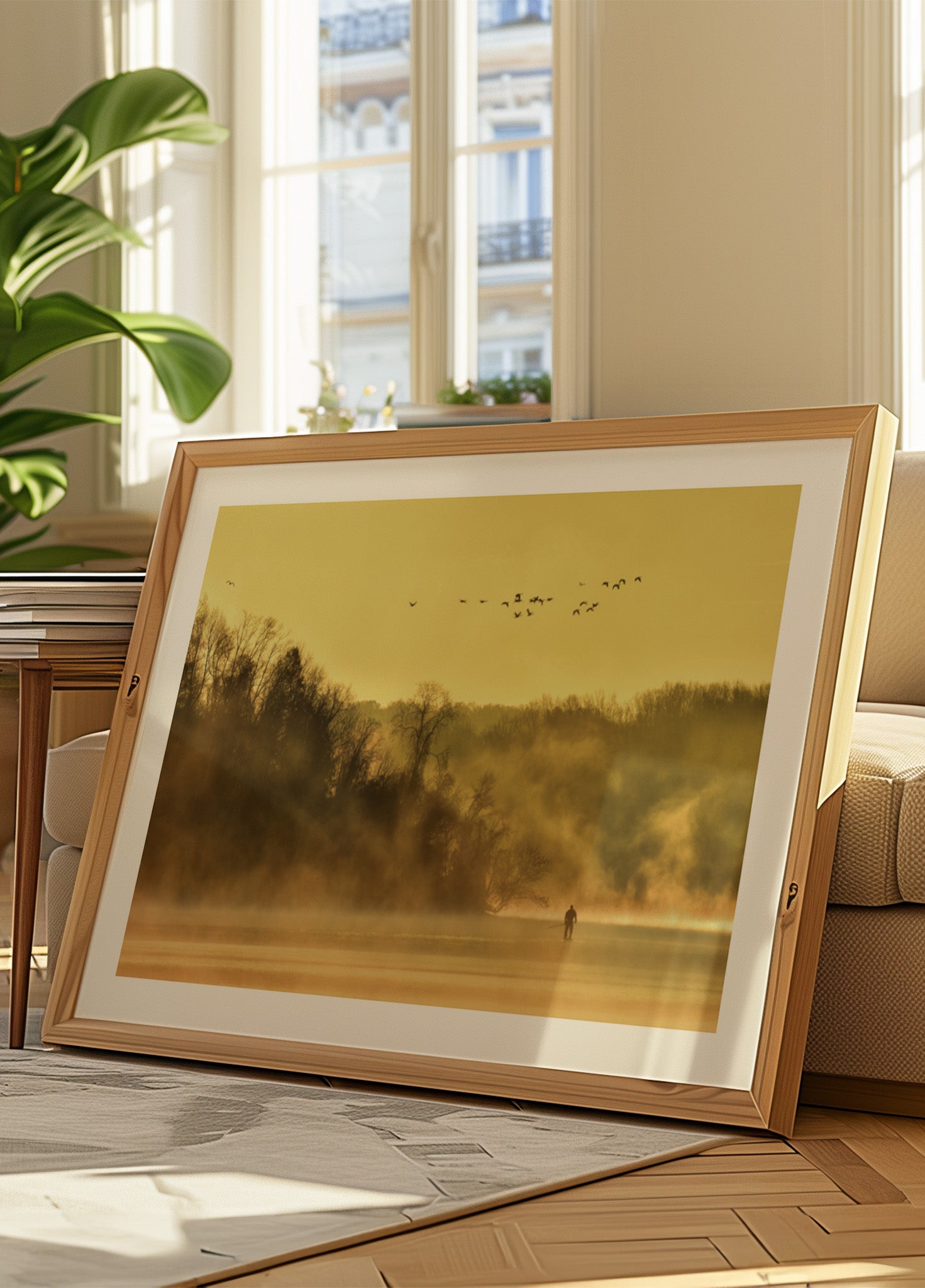 Goldene Nebel-Einzelfigur