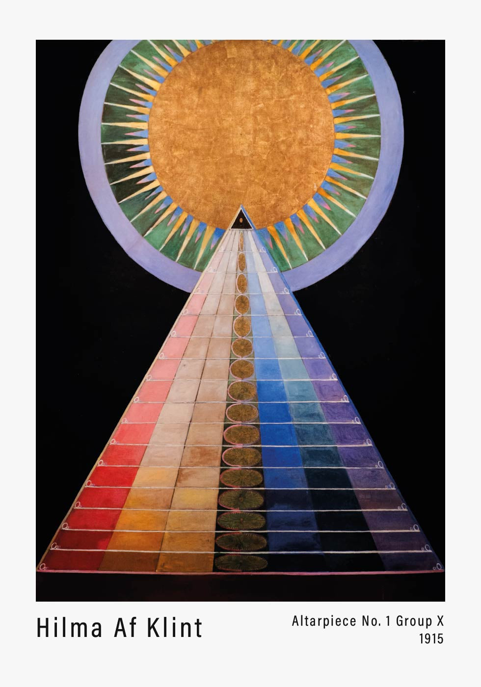 Altarbild Nr. 1, Gruppe X von Hilma af Klint Poster