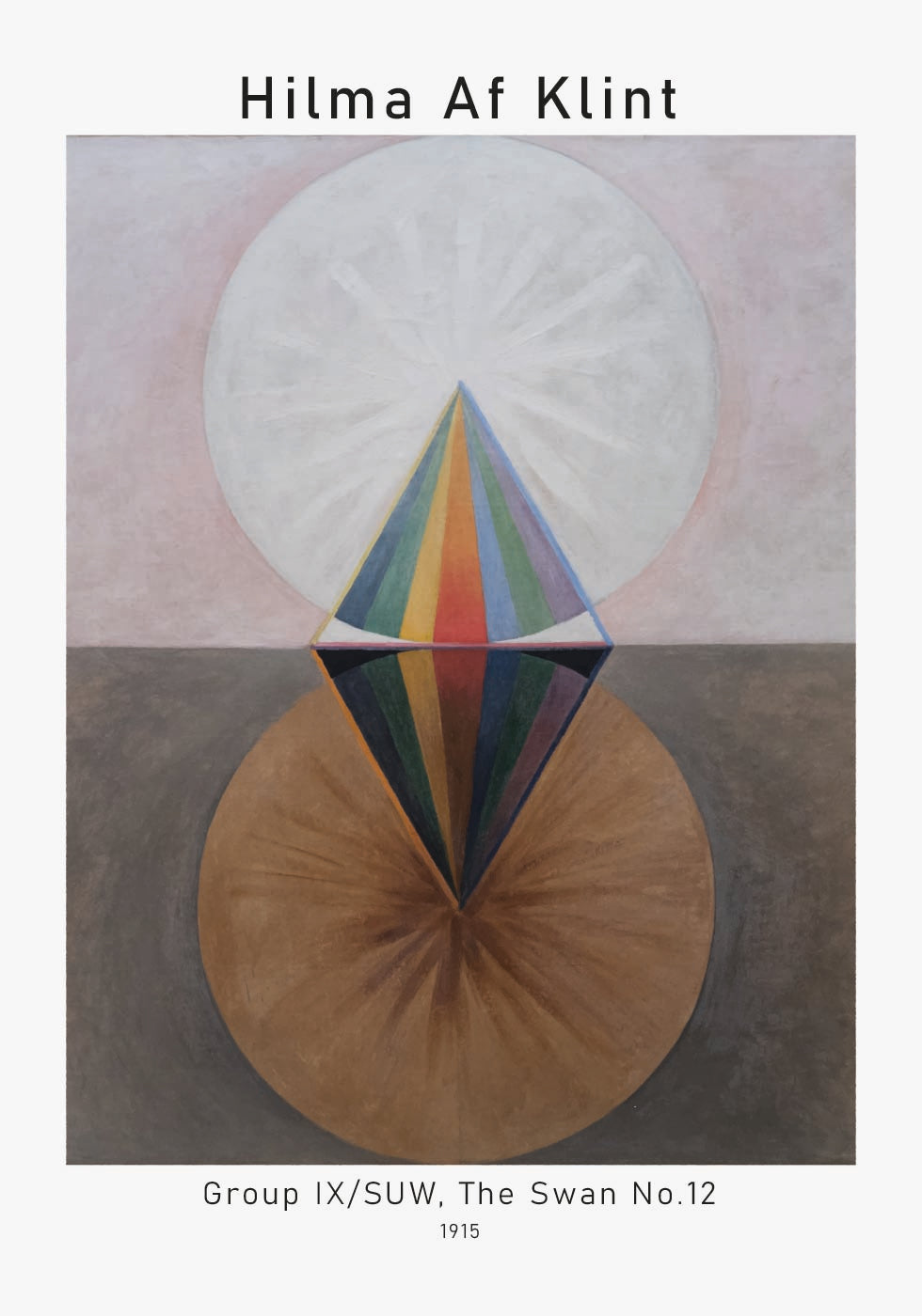 Hilma af Klint – Gruppe IX/SUW, Der Schwan Nr. 12 Poster 