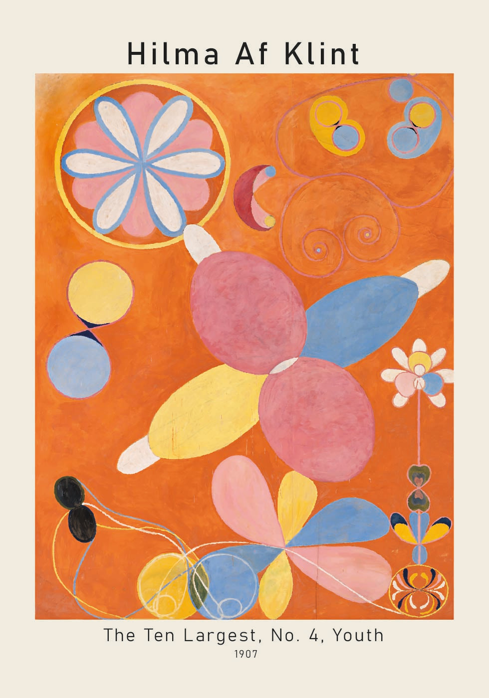 Hilma Af Klint – Die zehn Größten, Nr. 4, Jugendplakat