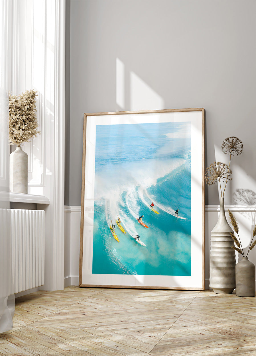 Unendliche Surfer Poster 