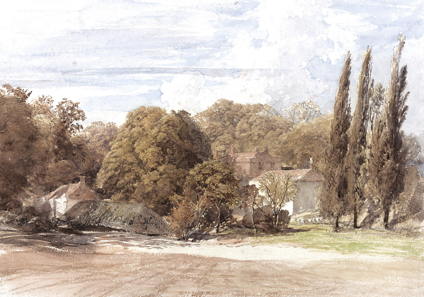 Kensington Gardens By Samuel Palmer Plakat - Posterbox.dk
