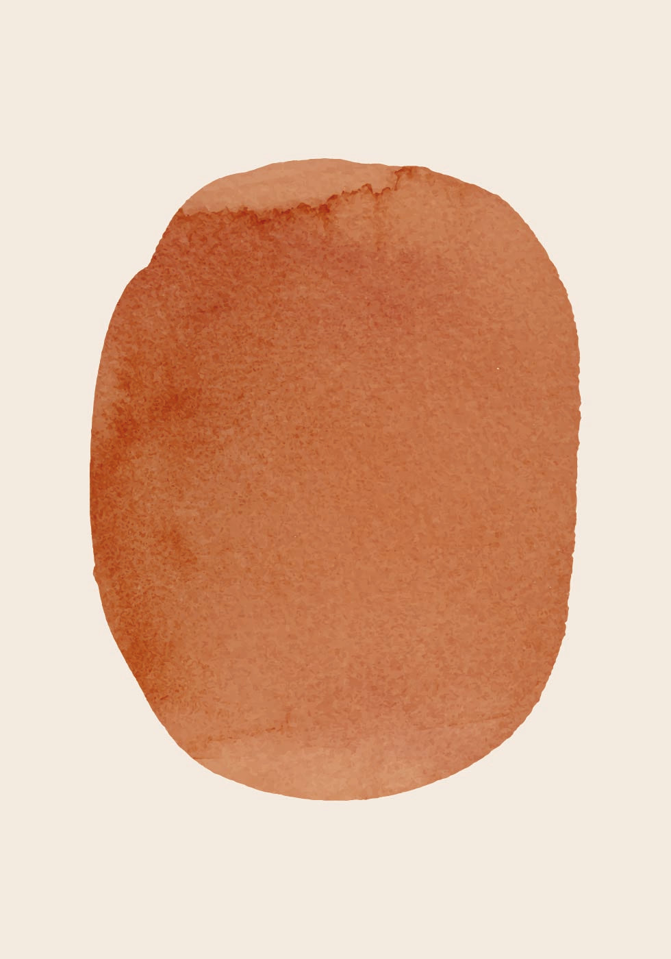 Orange Sonne Poster 