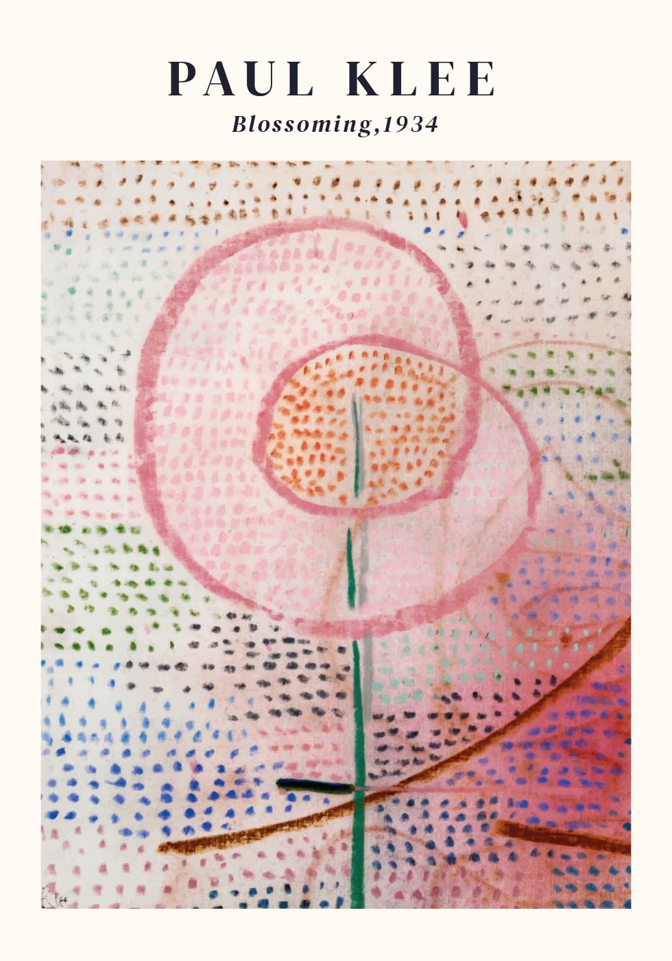 Paul Klee - Blühendes Poster