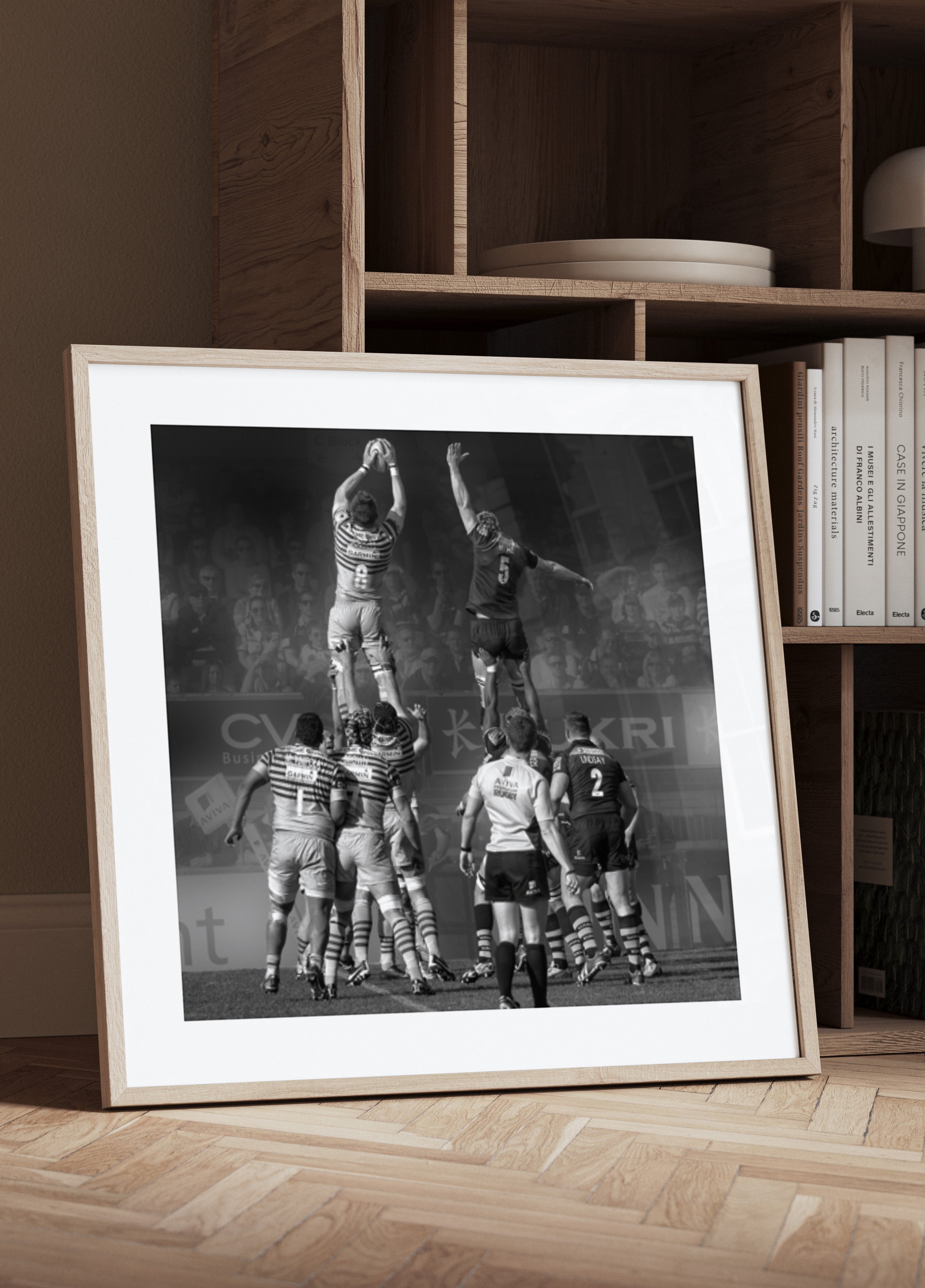 Rugby-Lineout-Aktion