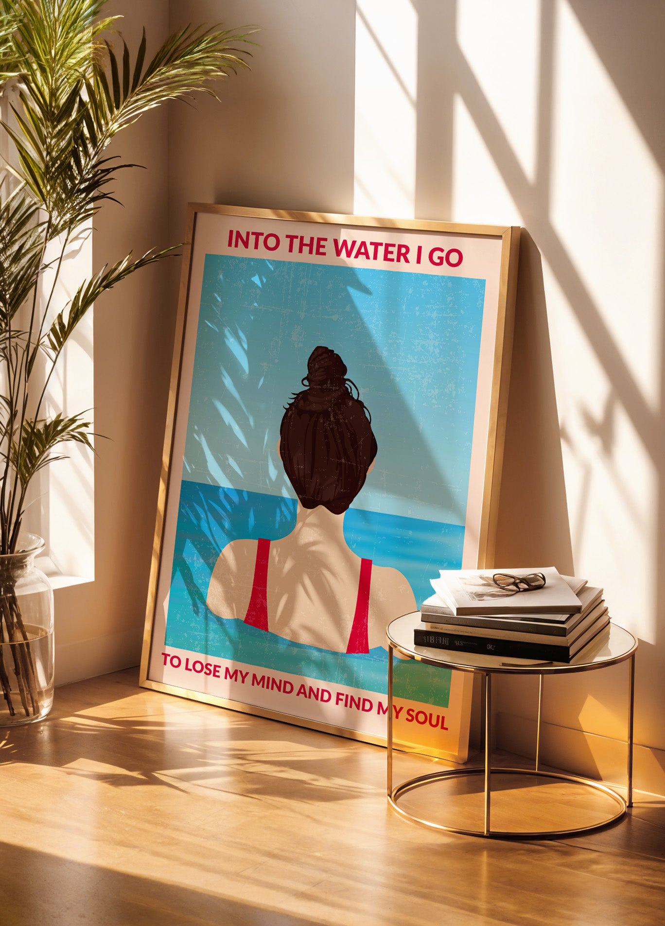 Seelensuchendes Schwimmen