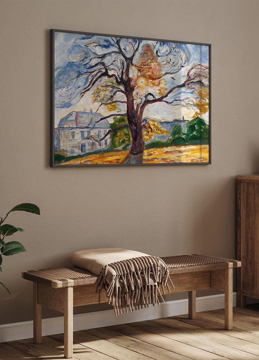 Die Eiche von Edvard Munch Poster 