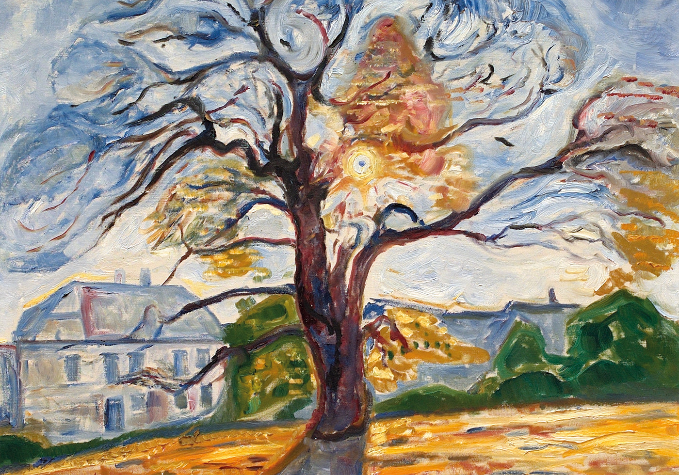 Die Eiche von Edvard Munch Poster 