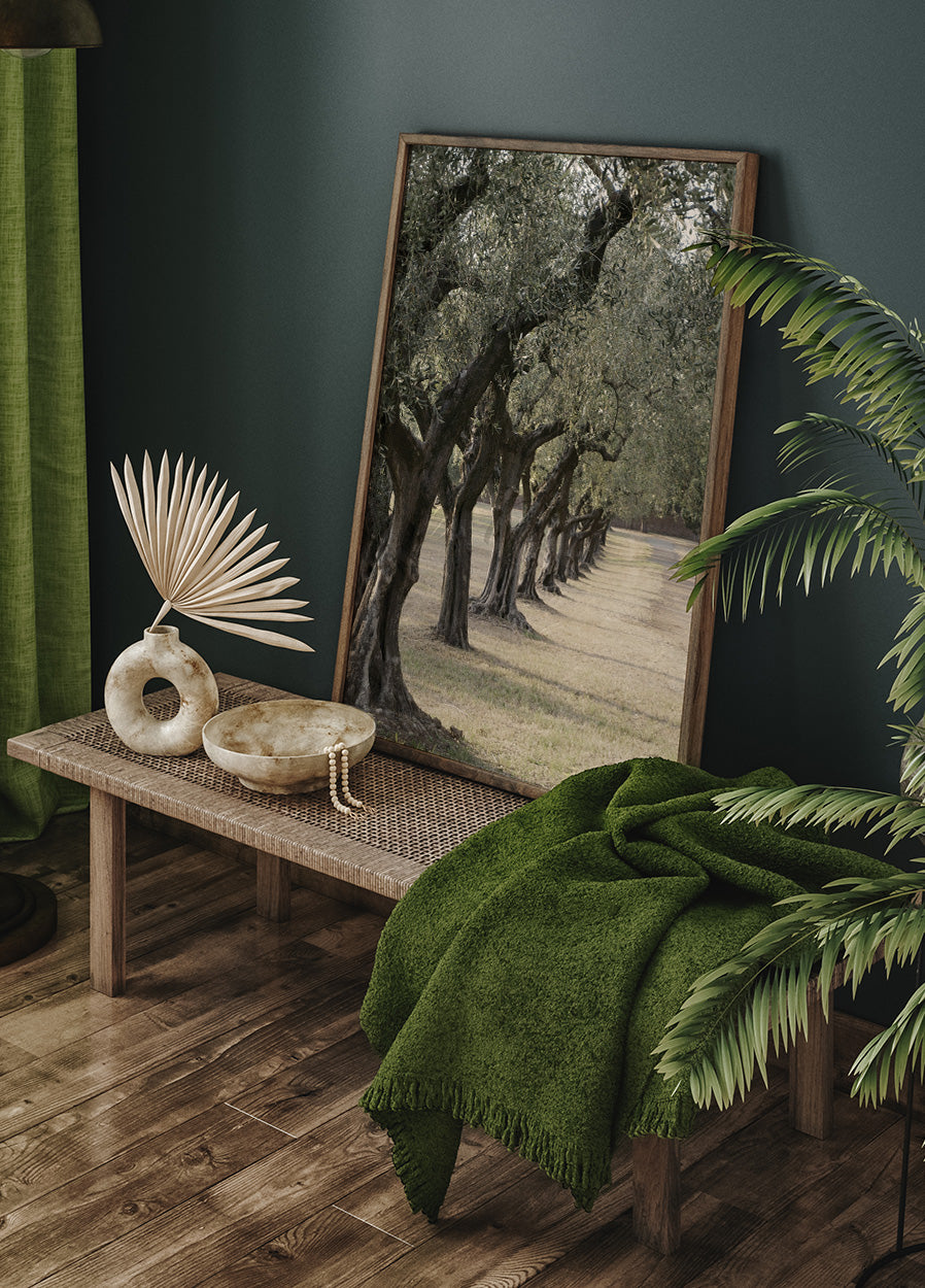 Trail In The Olive Garden Plakat - Posterbox.dk