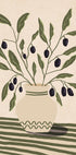Vase med Oliven Plakat - Posterbox.dk