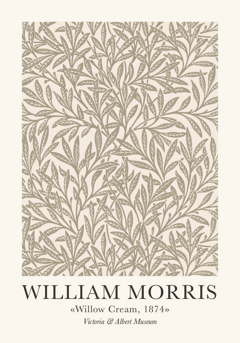 Poster „Wildflower Cream“ von William Morris