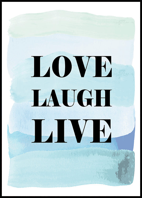 Live Joyfully Always Plakat - Posterbox