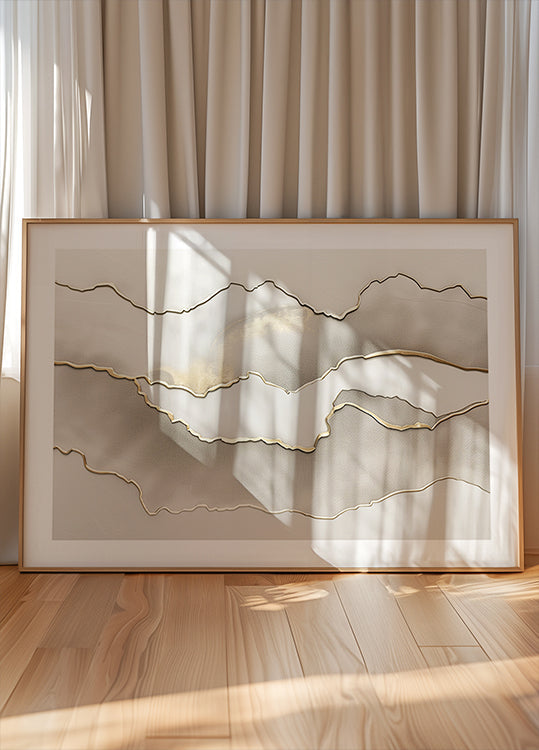 Metallic landscape nº3 Plakat - Posterbox