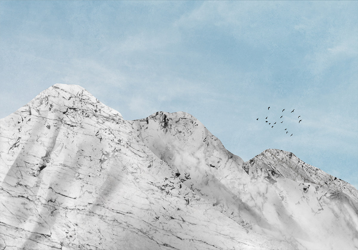 Marble Landscape 06 Plakat - Posterbox