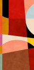 Warm Colors Bauhaus Geometry2 Plakat - Posterbox