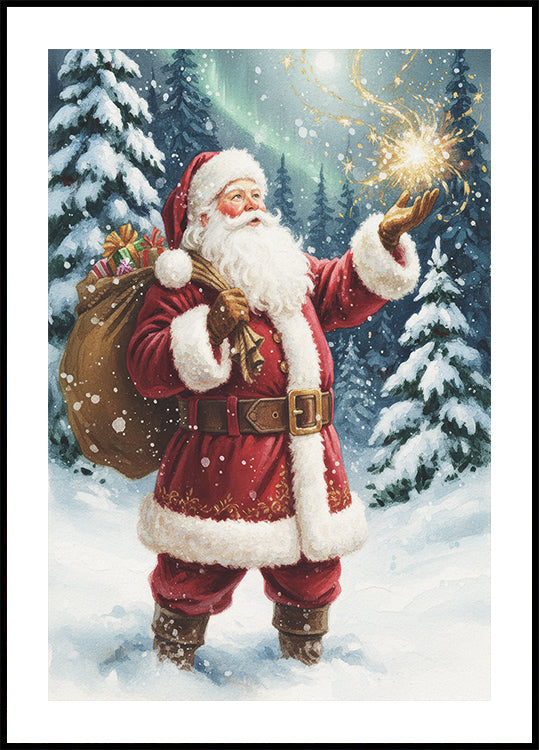 Santa Claus Magic Plakat - Posterbox