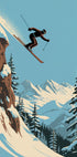 Skier Jumping Plakat - Posterbox