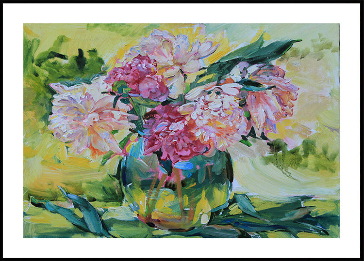 Peonies in a vase (NEW) - Posterbox