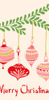 Cheerful little Christmas baubles Plakat - Posterbox