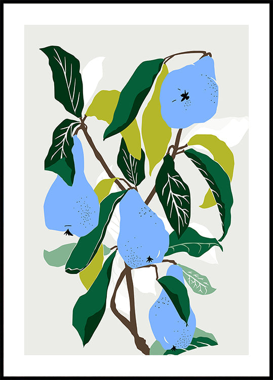 Blue Pears (NEW) - Posterbox