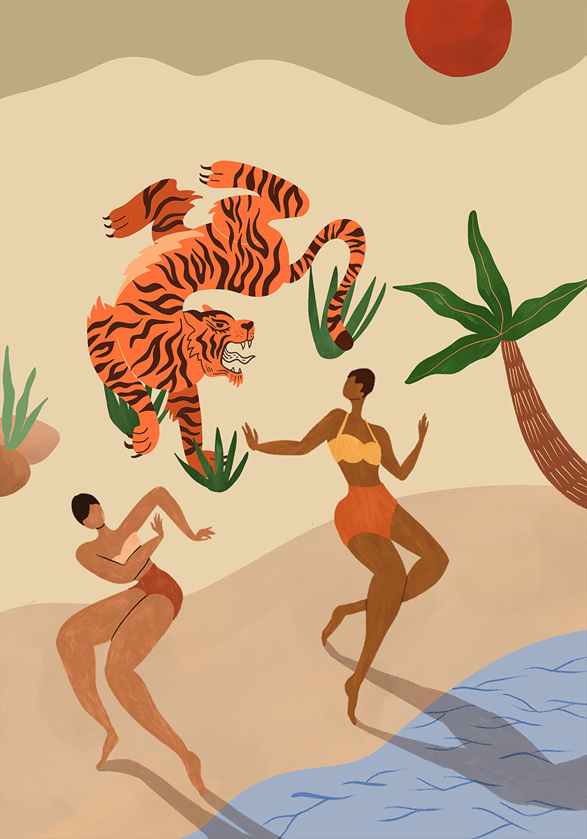 Dancing Tiger - Posterbox