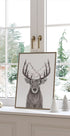 Xmas deer Plakat - Posterbox