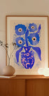 Blue Flowers Matisse Homage Plakat - Posterbox