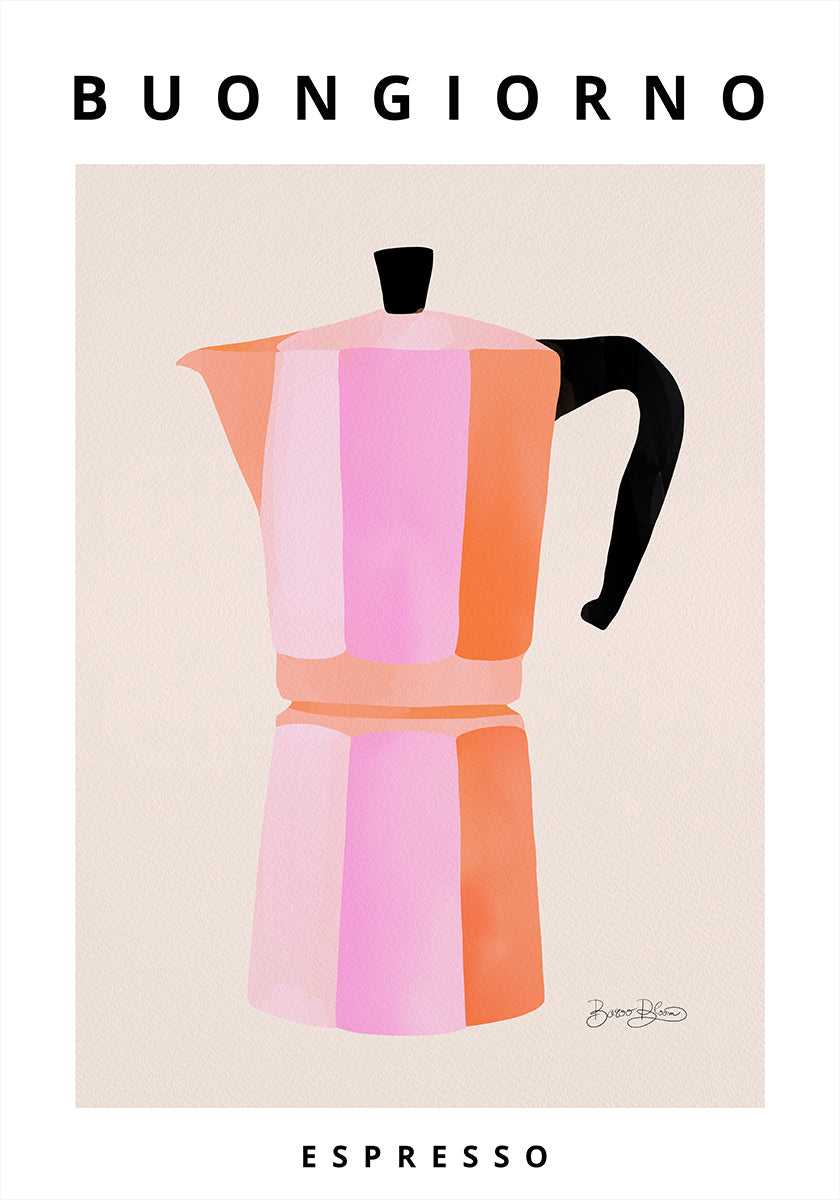 Buongiorno Espresso Plakat - Posterbox