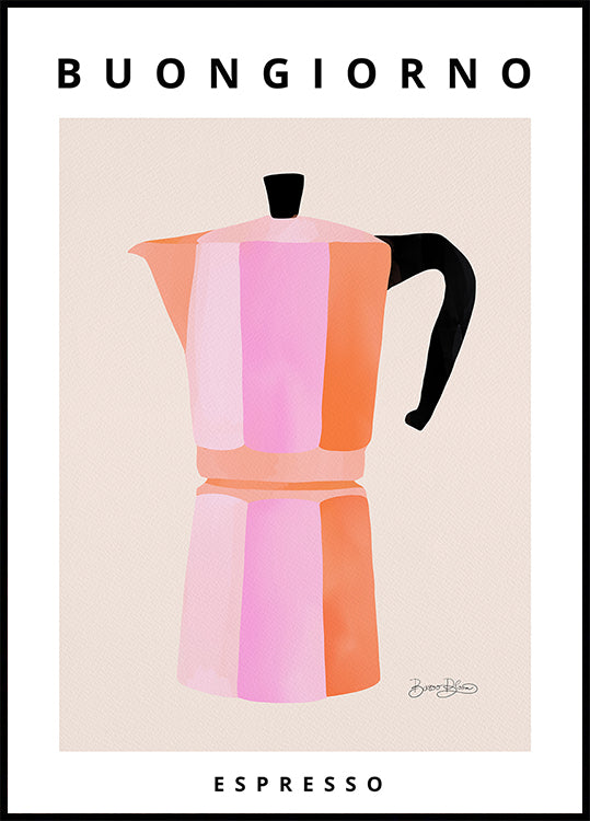 Buongiorno Espresso Plakat - Posterbox